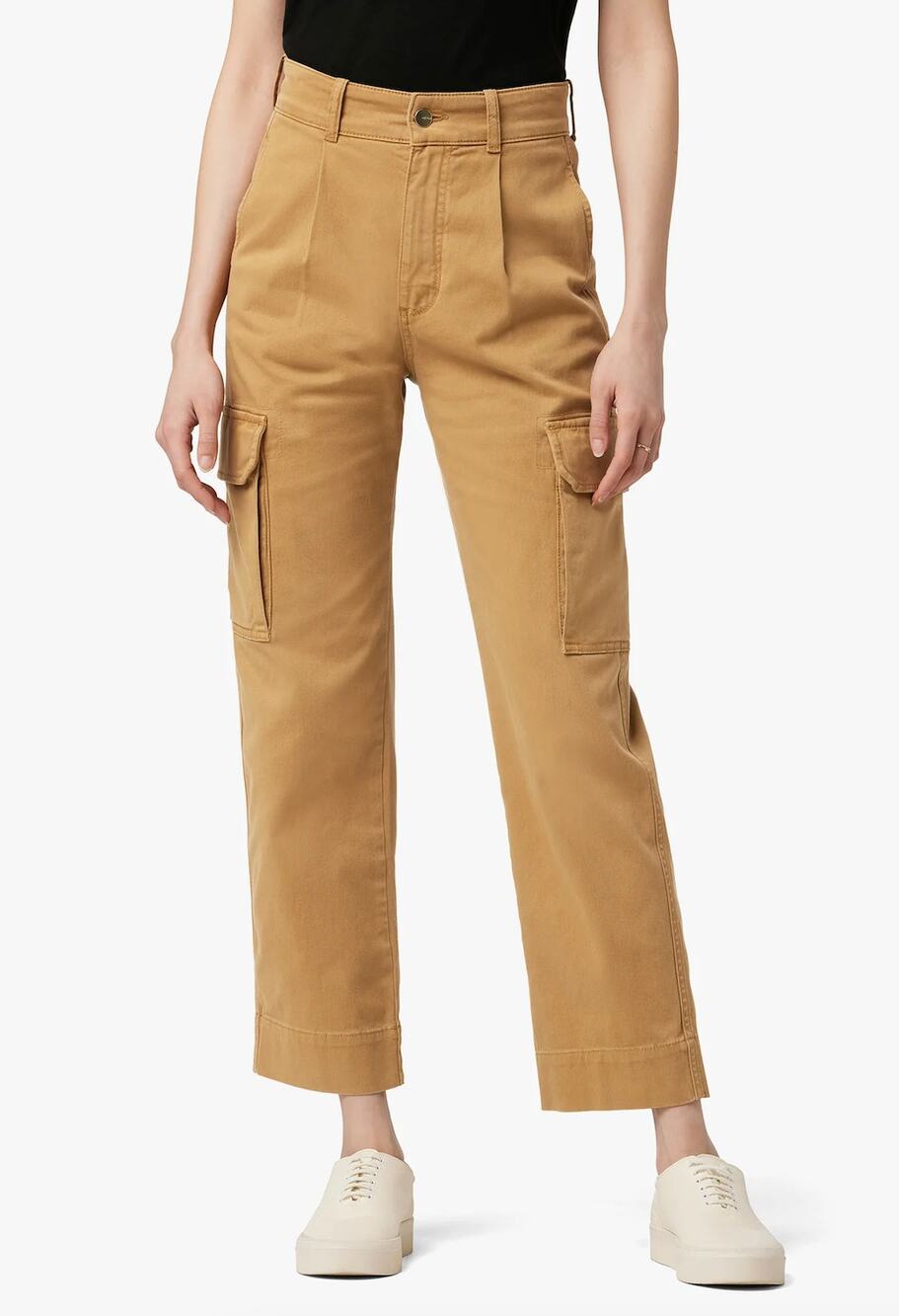 NWOT Joe's Jeans Womens Precious High Rise Cargo Pants Roasted Pecan Relaxed Fit